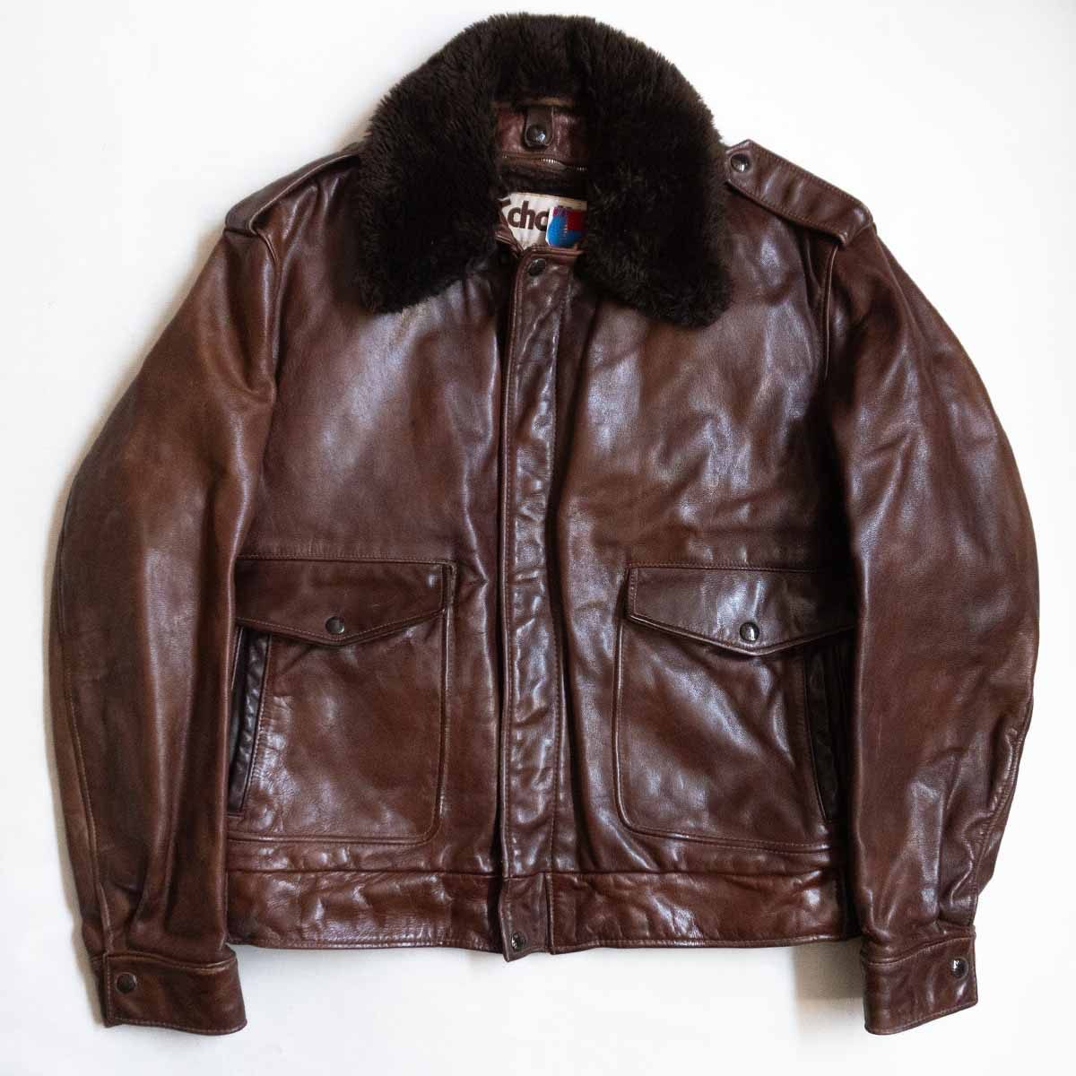ショット 184SM G-1 フライトジャケット レザージャケット ボア Schott N.Y.C ショット SCHOTT 184SM A-2 レザーフライト