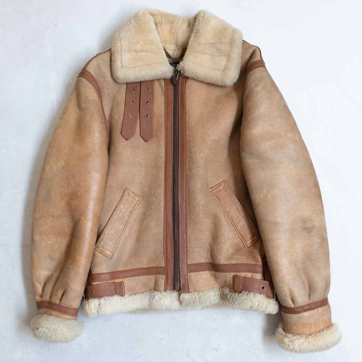 Schott 44 B-3 フライトジャケット シープスキン ブラウン 楽天市場】Schott CLASSIC B-3 SHEEPSKIN LEATHER BOMBER JACKET
