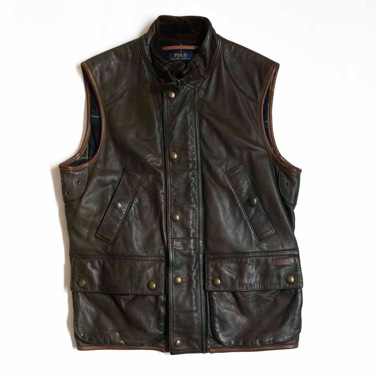 RRL Ralph Lauren牛革レザー ウエスタンダウンベスト 楽天市場】RRL ラルフローレン DOUBLE RL ダブルアールエル