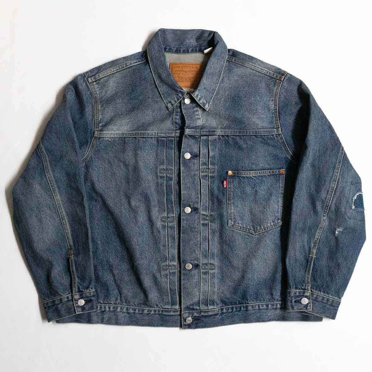 ヴィンテージリメイク！ファースト型ミリタリージャケットTバック！デニム Levi's VINTAGE CLOTHING LEVI'S 506XXE TYPE I DENIM JACKET
