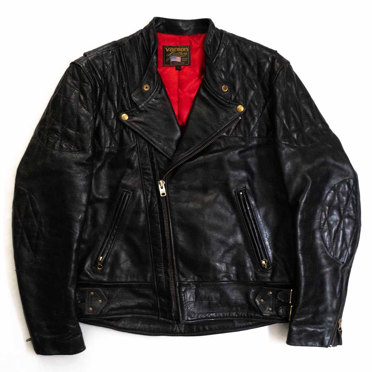 楽天市場】【美品】 VANSON 【C-2 ダブルライダース ジャケット】40