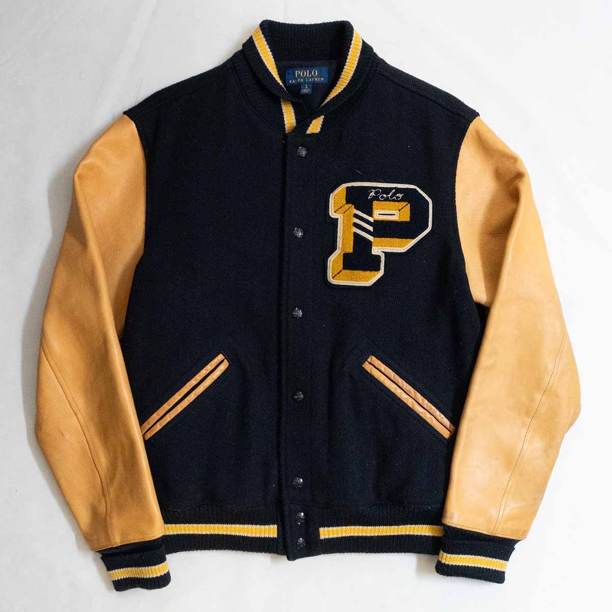 Polo Ralph Lauren スタジャン ウール レザー Amazon | [POLO RALPH LAUREN] (ポロ ラルフローレン) メンズ 袖