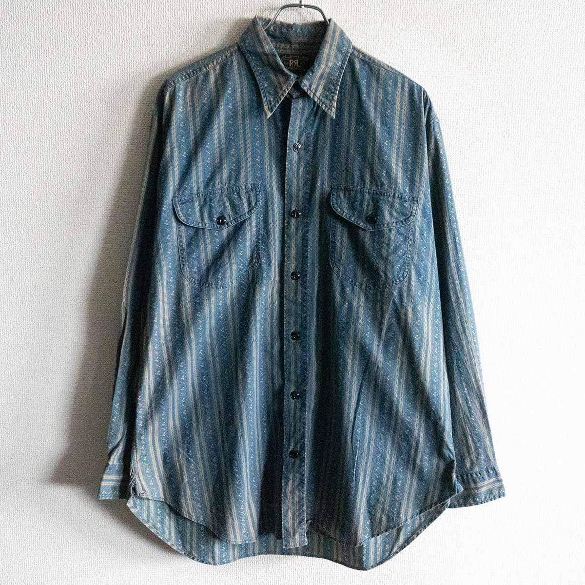 楽天市場】【90S/三ツ星タグ】RRL 【オープンカラー オンブレ