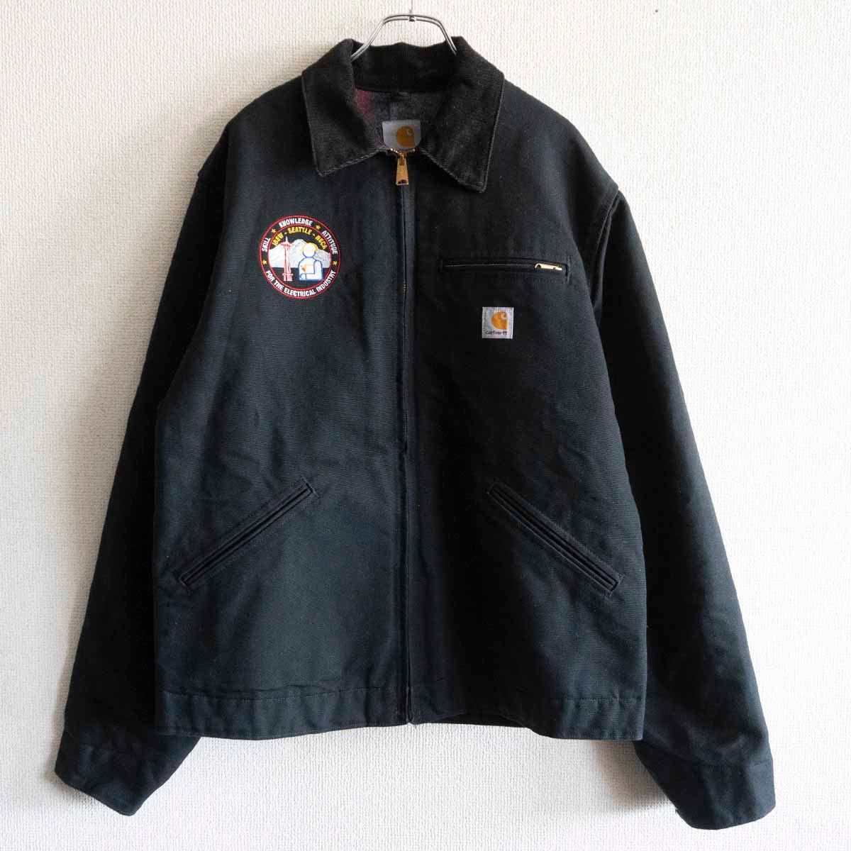 楽天市場】90s USA製 carhartt デトロイト ジャケット JB105 黒