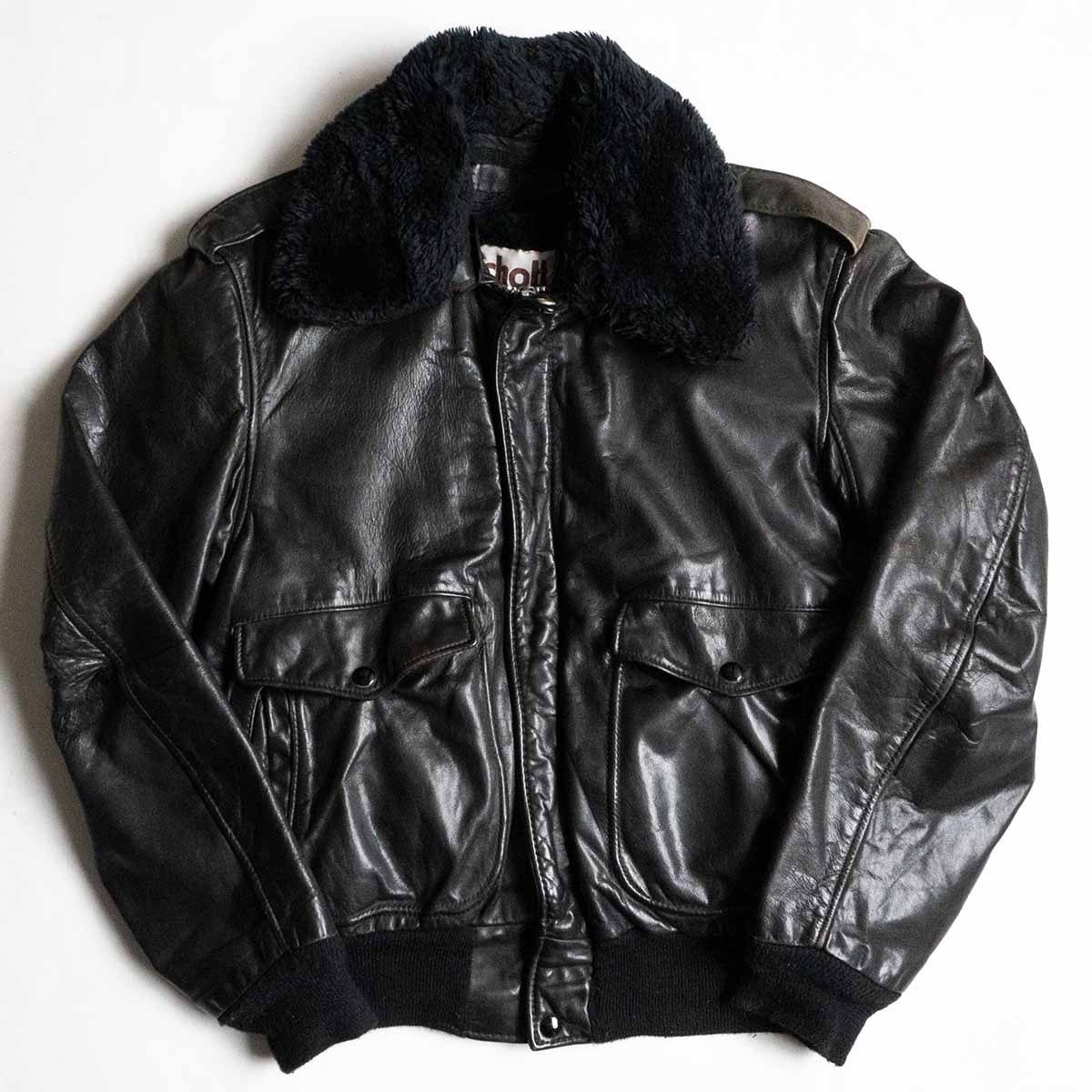 schott ショット　g-1 184sm 楽天市場】【美品】SCHOTT【184SM/type G-1 レザー フライト