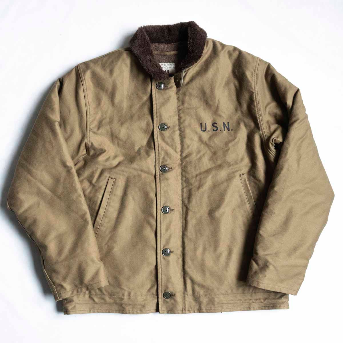 THE REAL McCOYS N-1 デッキジャケット NXss 23615 N-1 DECK JACKET (KHAKI) – The Real McCoy's