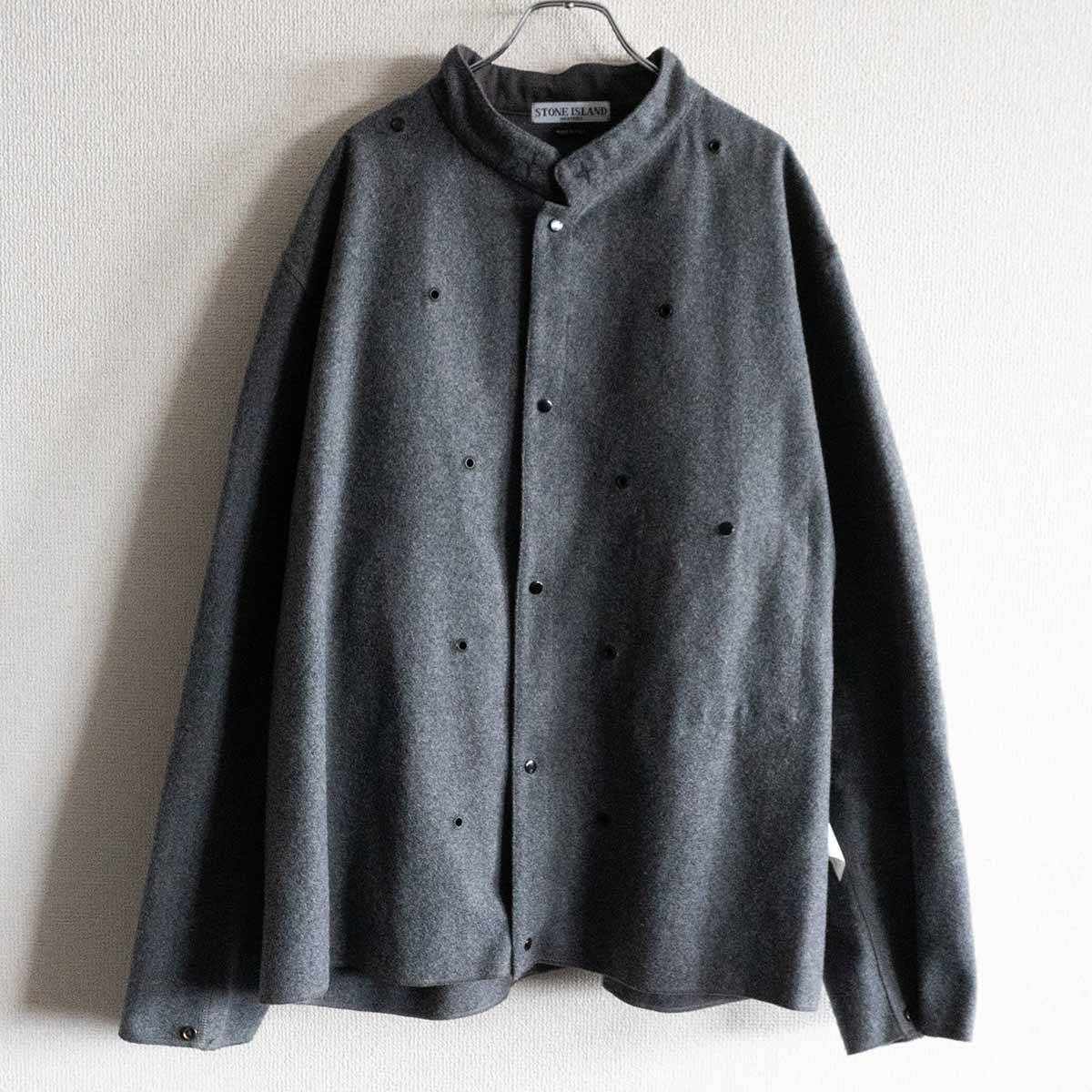 STONE ISLAND キルティングジャケット グレー・ネイビー