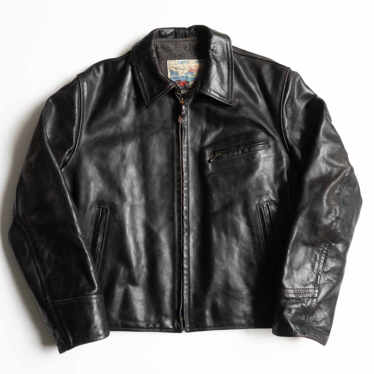 11FW monkey time ホース レーシングブルゾン 馬革 M 黒 11FW monkey time ホース レーシングブルゾン 馬革 M 黒