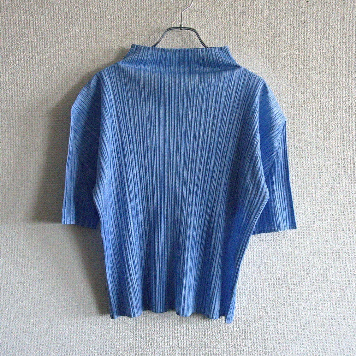 美品】PLEATS PLEASE【デザイン プリーツカットソー】プリーツプリーズ  