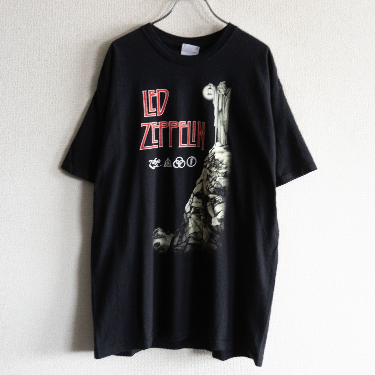 【00s】 【LED ZEPPELIN Tシャツ】 L レッドツェッペリン Hanes ヘインズ バンT 古着 Tee 25060719