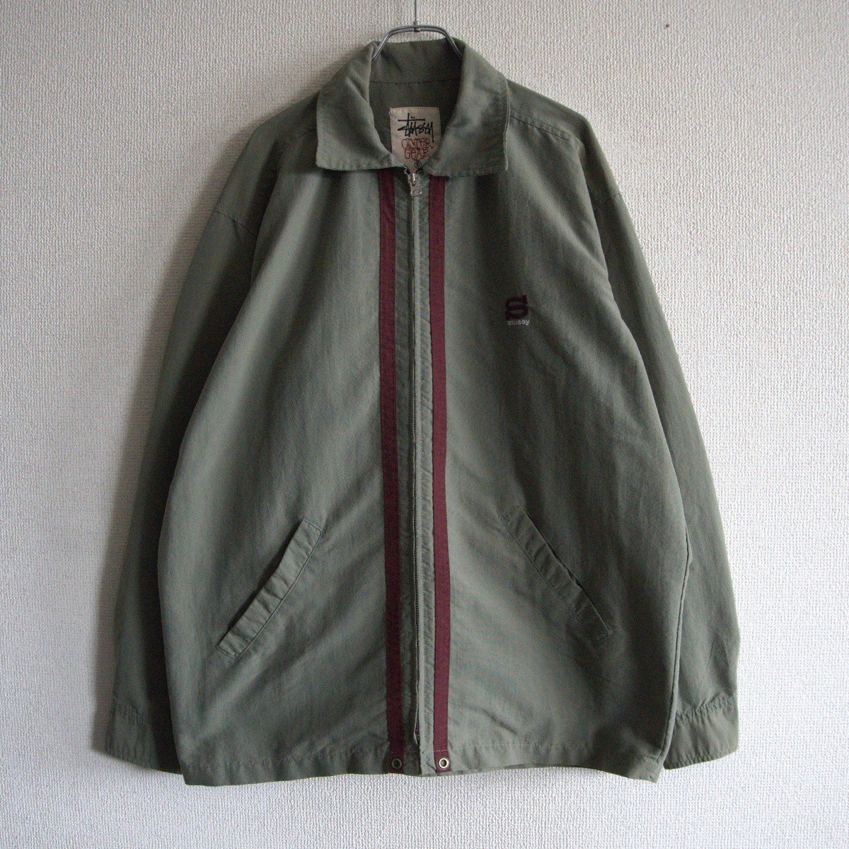 【OLD STUSSY】希少USA製90sオーバーサイズジャンパー　ブラウン Yahoo!オークション -「(old オールド vintage ヴィンテージ 80