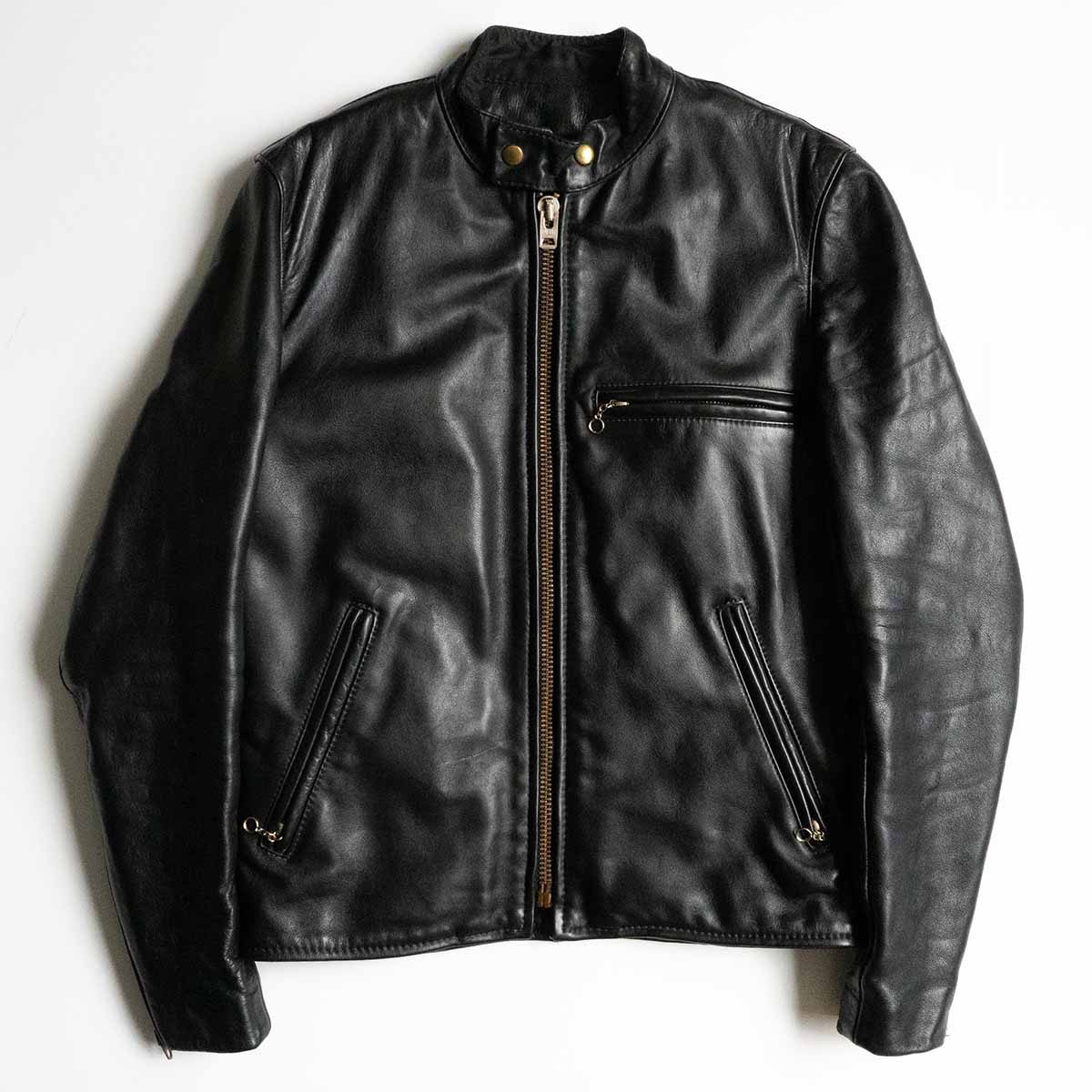VANSON バンソン USA製 ライダース サイズ38 中古・古着通販】VANSON (バンソン) レザーダブルライダース