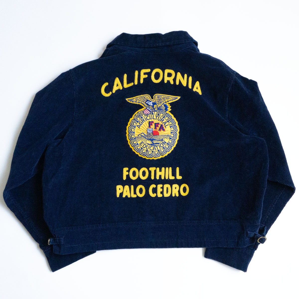 【 60s 】FFAジャケット FFA コーデュロイ タロン ファーマーズ 古着 60s 「NEW YORK」 豪華 チェーン フェード 太畝