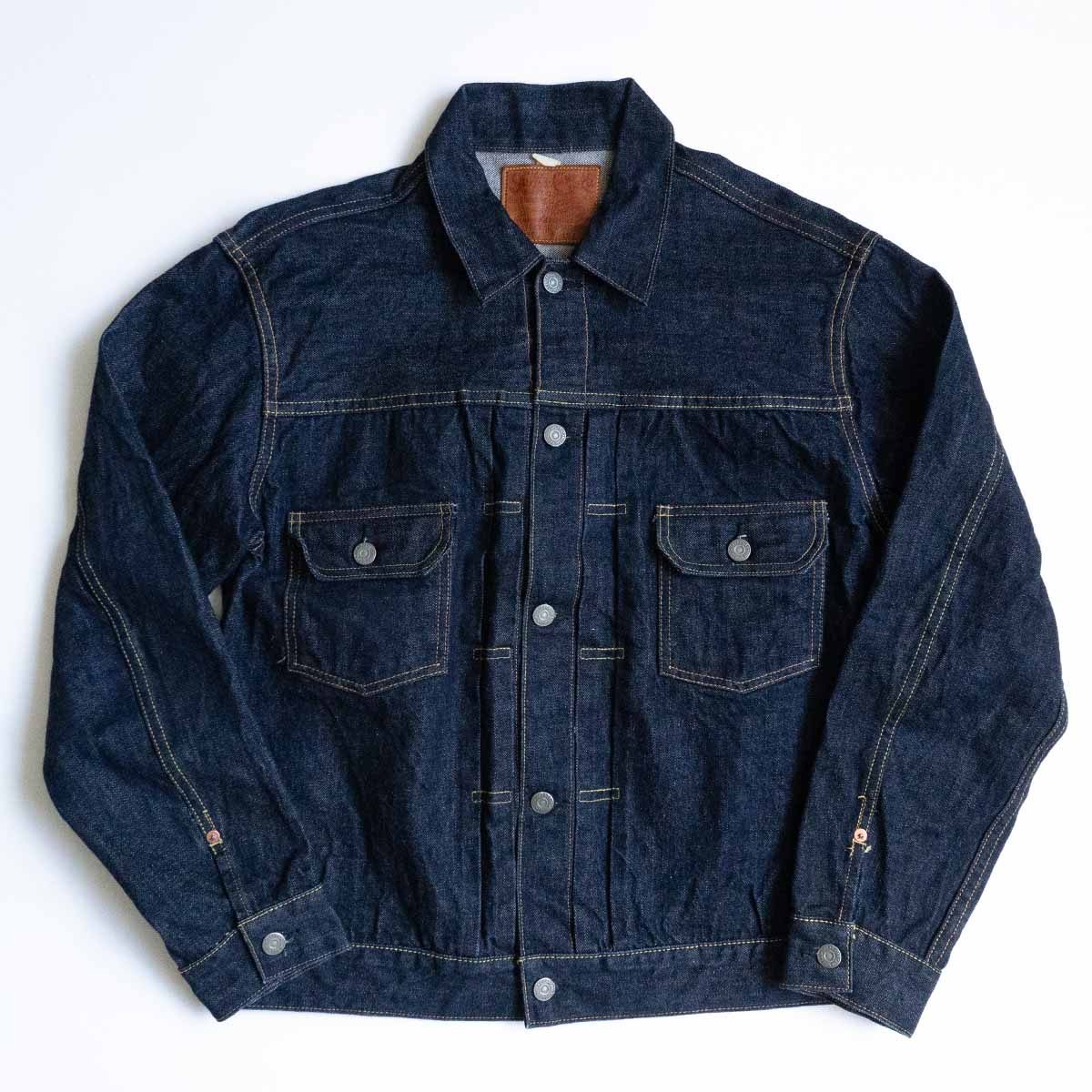 42 SUGAR CANE デニムジャケット 後染め SC14601 Lot No. SC14601 / 13oz. BLACK DENIM JACKET 1953 MODEL