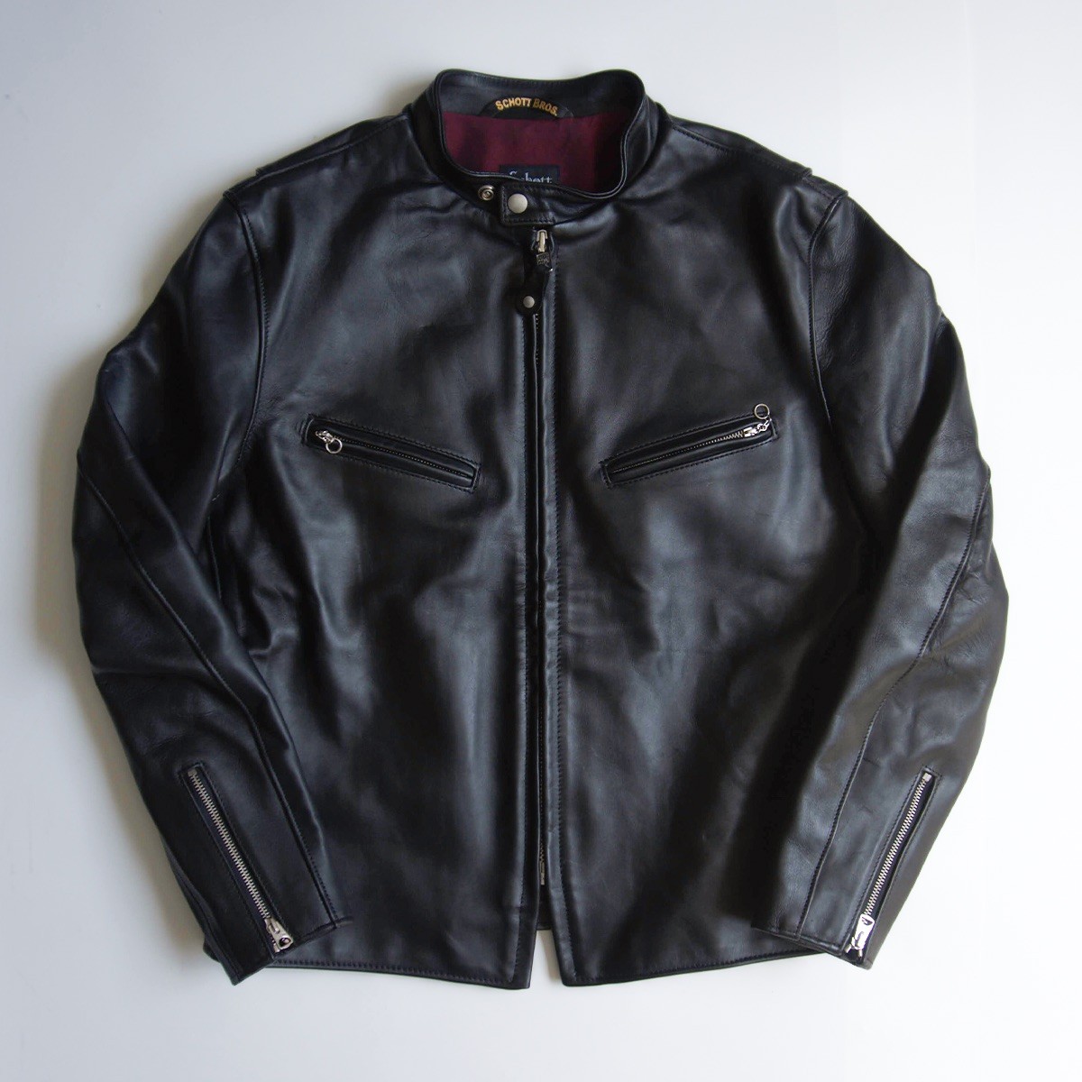 【米国製】Schott レザーライダースジャケット 黒 42 シングル 641E 楽天市場】【美品】SCHOTT【641E/シングルライダースジャケット