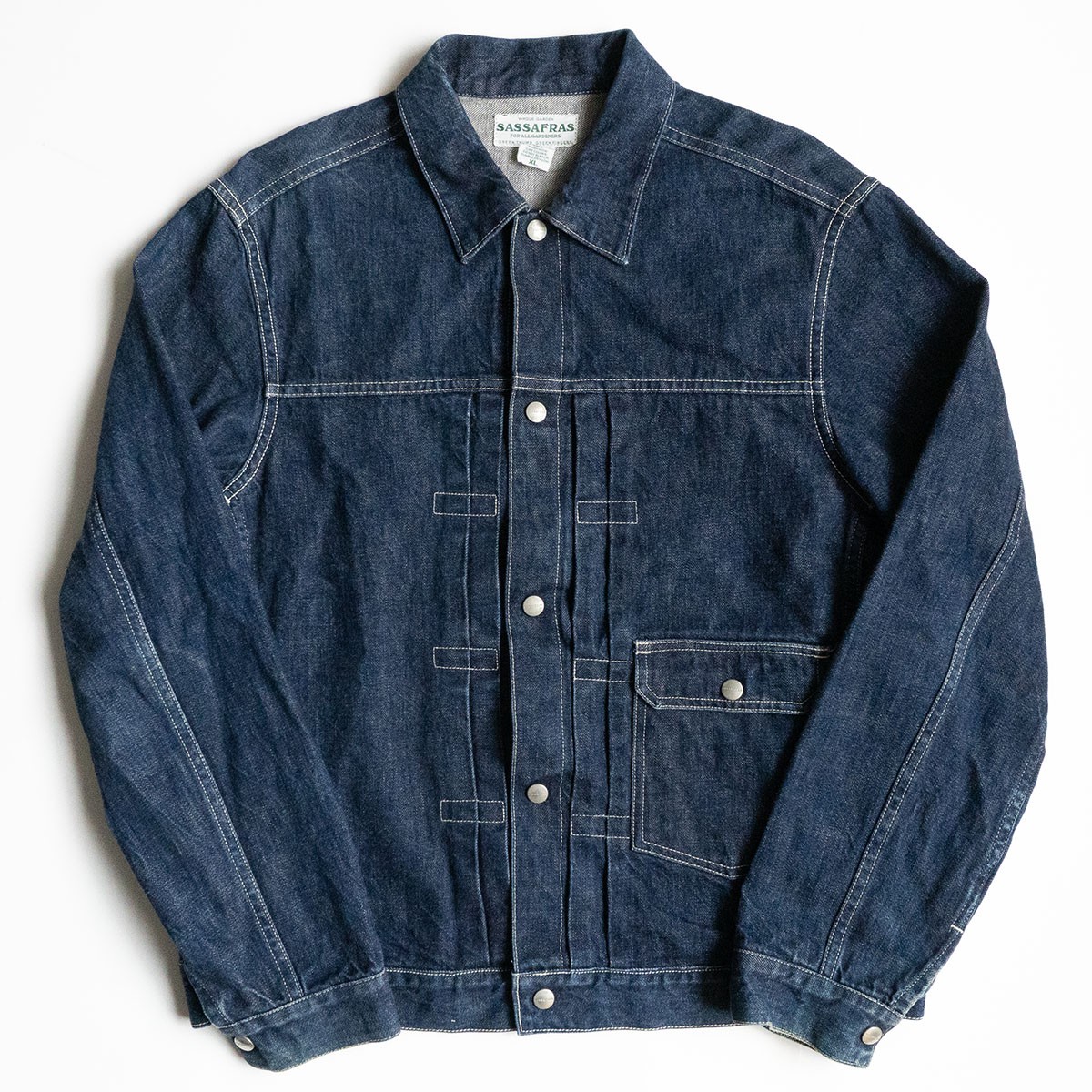 ササフラス　Gardener Jacket M ガーデナージャケット SASSAFRAS/ササフラス Gardener Jacket 14oz Denim 20240728