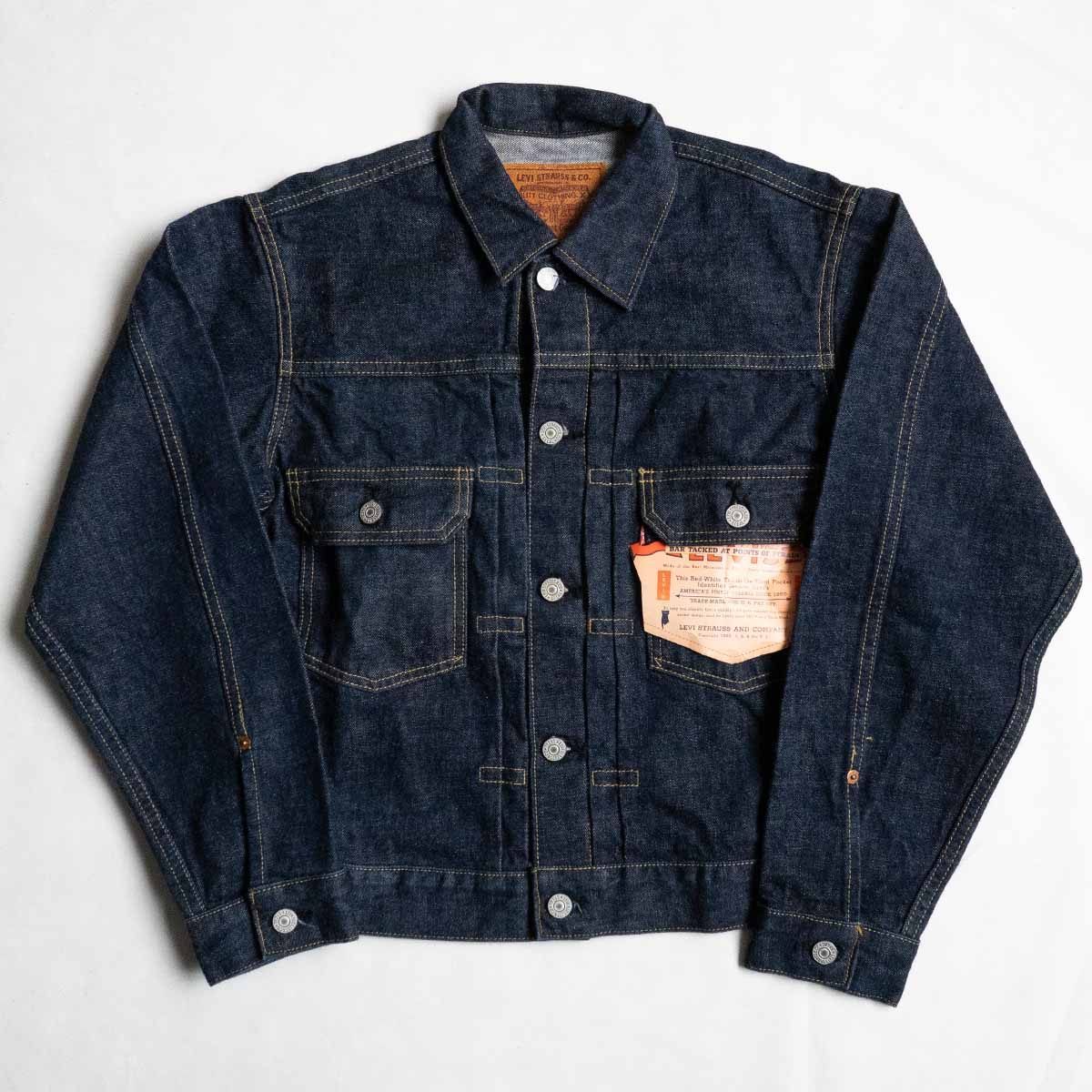 【米国製】リーバイス LEVI’S LVC セカンド 507 サイズ38 LVC リーバイス 507XX BLACK LIZARD デニムジャケット セカンド