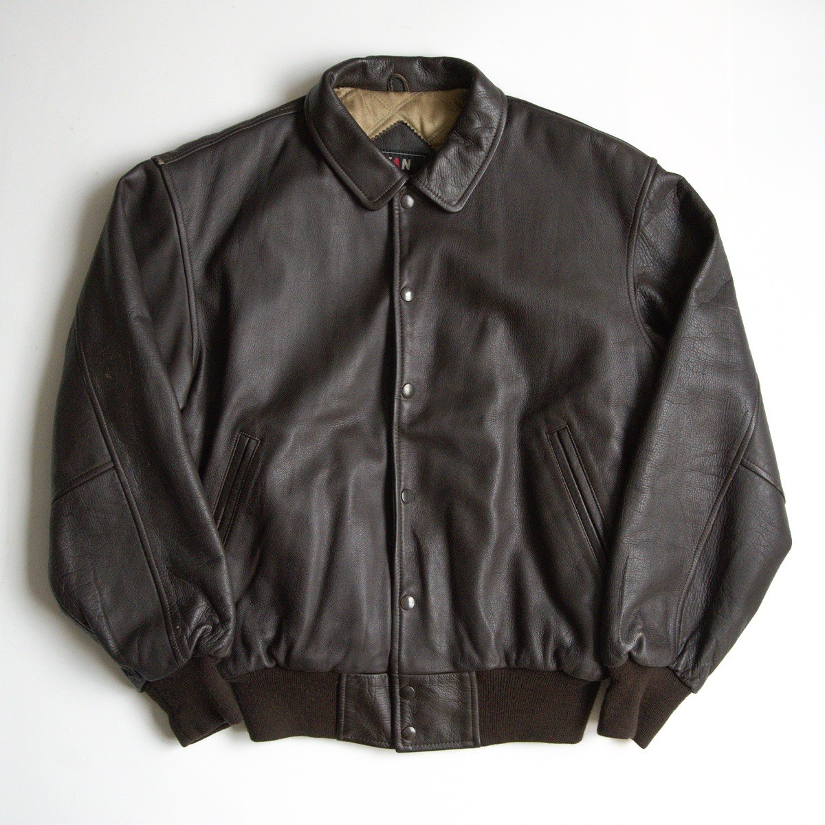 VAN スタジャン ウール・レザー ALL LEATHER STADIUM JUMPER - VAN STORE