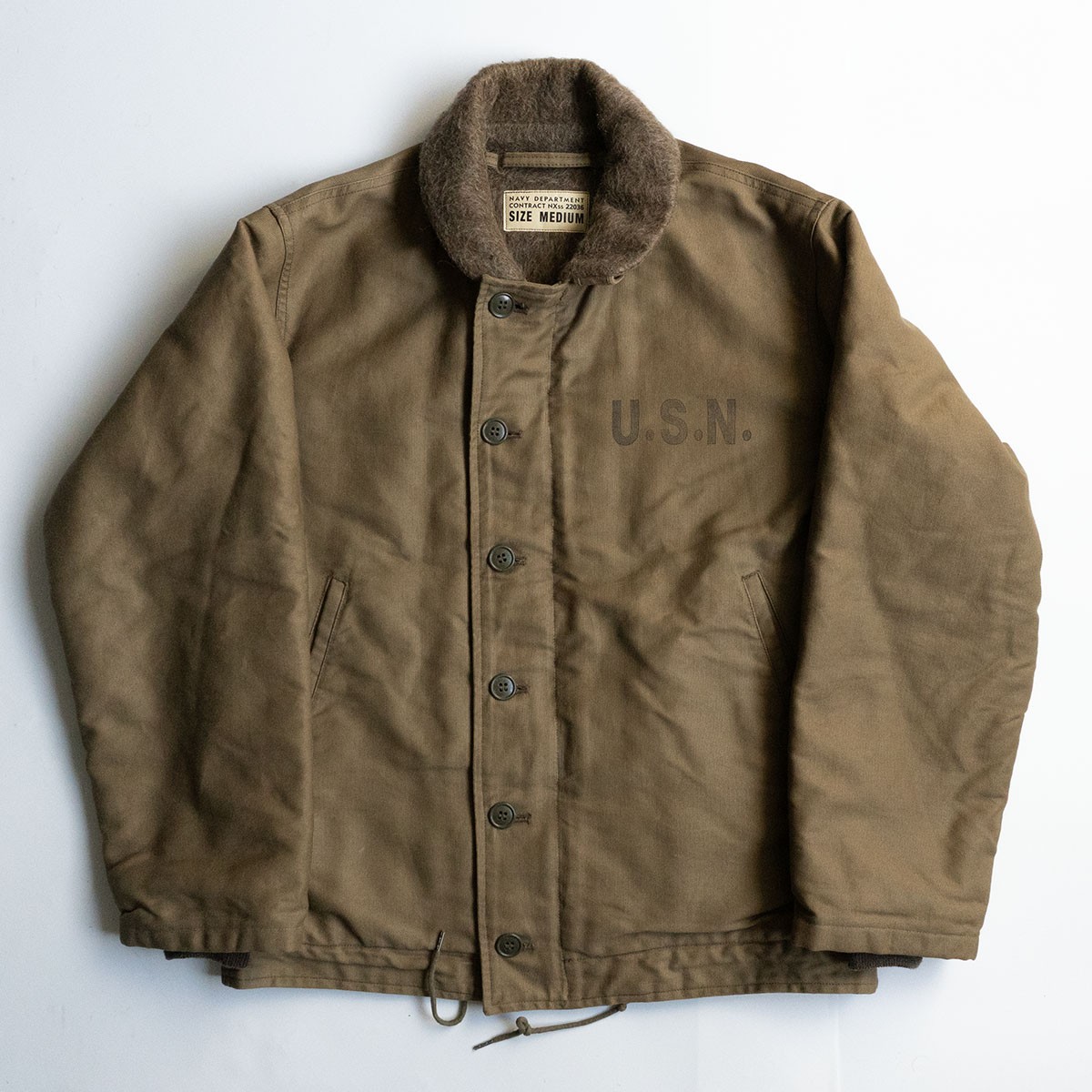 take　バズリクソンズN-1 デッキジャケット　スヌーピーBR13321 バズリクソンズ(BUZZ RICKSON'S) N-1デッキジャケット TYPE N-1