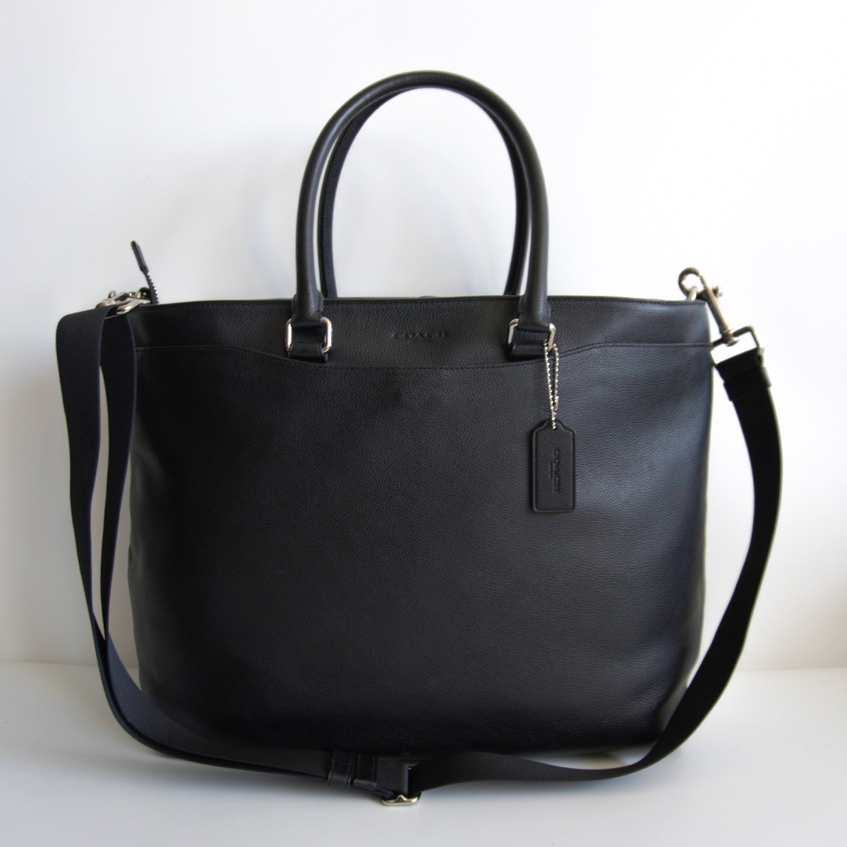 A4 極美品 COACH レザー 2way ビジネスバッグ メトロポリタン 紺 極美品 コーチ 2way メトロポリタン トートバッグ ビジネス A4