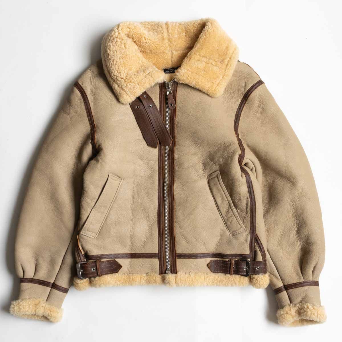 美品】AVIREX【B-3 ムートンボンバージャケット】40 ブラウン