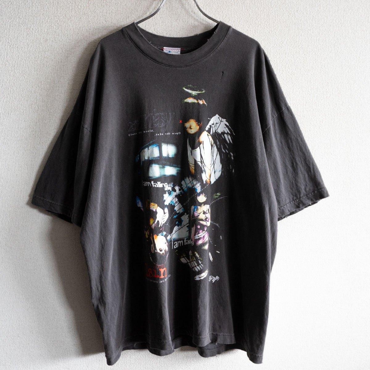 【希少】2DFANTASY【lain US BOOTLEG Tee】XL レイン ゲーム Tシャツ ブートレグ 古着 25090569
