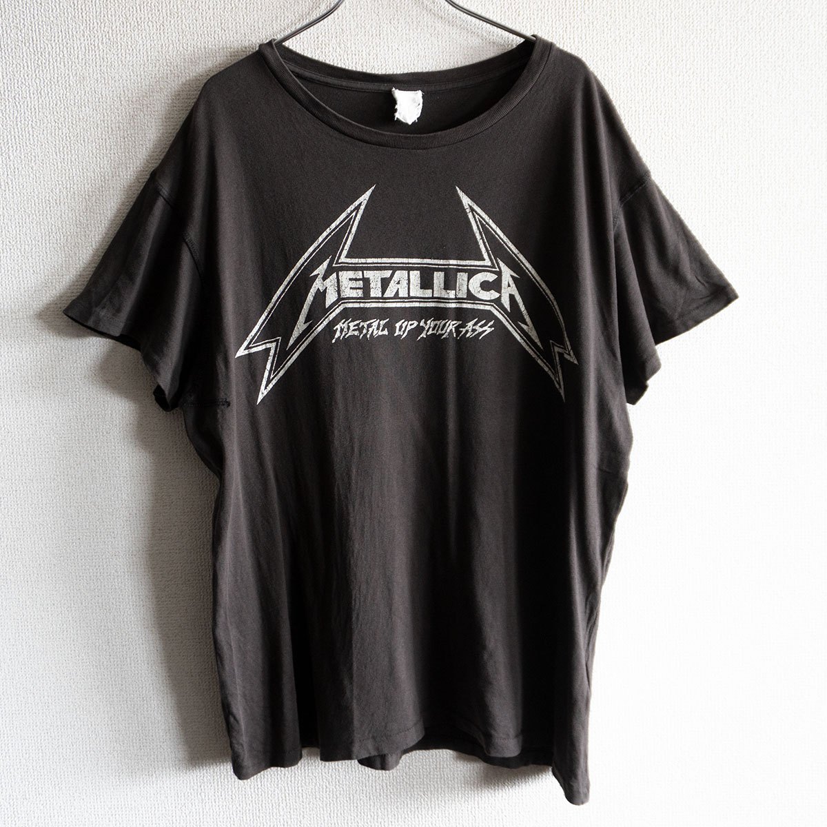 【80s】 【METALLICA Tee】 メタリカ ブラック フェード バンT 古着 Tシャツ 25090611｜OLD BOY SHOP