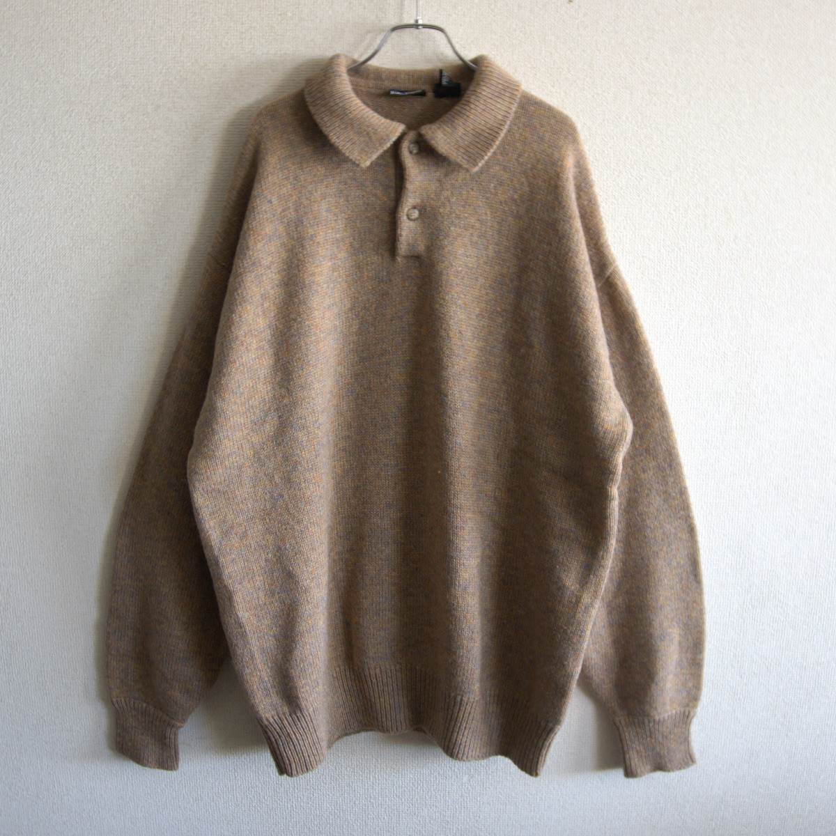patagonia コットンニットポロ　ブラウン　S usa製 90s 楽天市場】90s USA製 □ パタゴニア 長袖 コットン ニット ポロシャツ