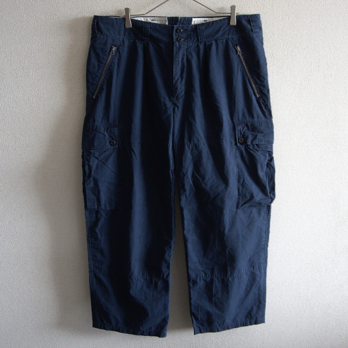 超希少 ラルフローレン ブラックレーベル シルク 絹　カーゴパンツ シルバー 超希少 ラルフローレン ブラックレーベル シルク 絹 カーゴ