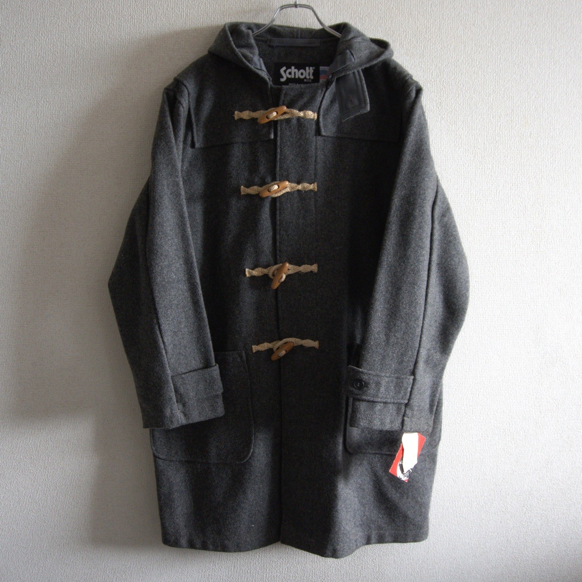Schott グレー ダッフルコート　ビンテージ 中古・古着通販】Schott (ショット) ダッフルコート グレー