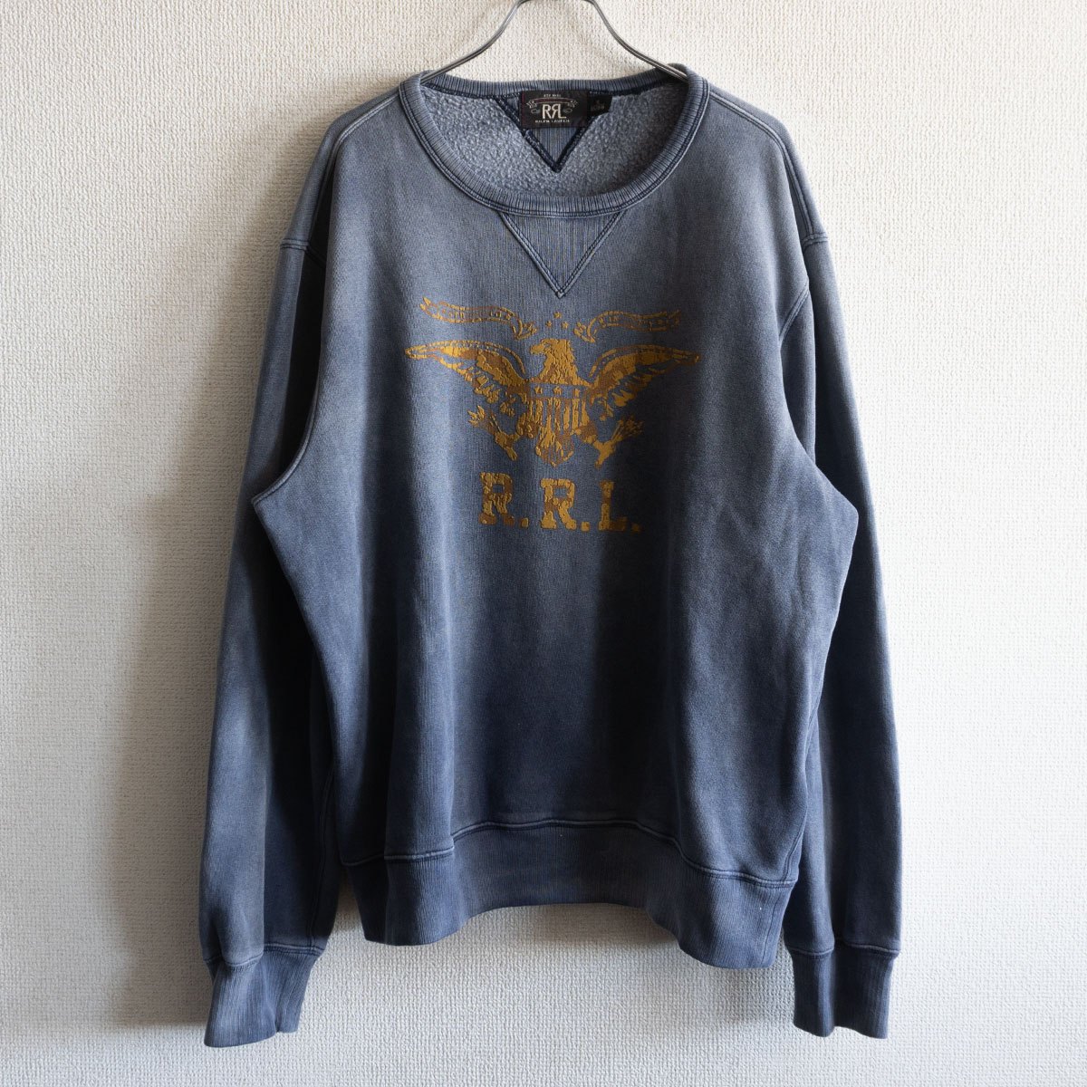 RRL ダブルアールエル グレー クルーネックスウェット S RRL｜ダブル アール エルのスウェット通販 - ZOZOTOWN
