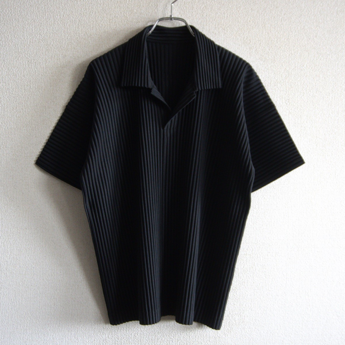 HOMME PLISSé ISSEY MIYAKE JM030 ポロシャツ homme plisse issey miyake basics 半袖ポロシャツ