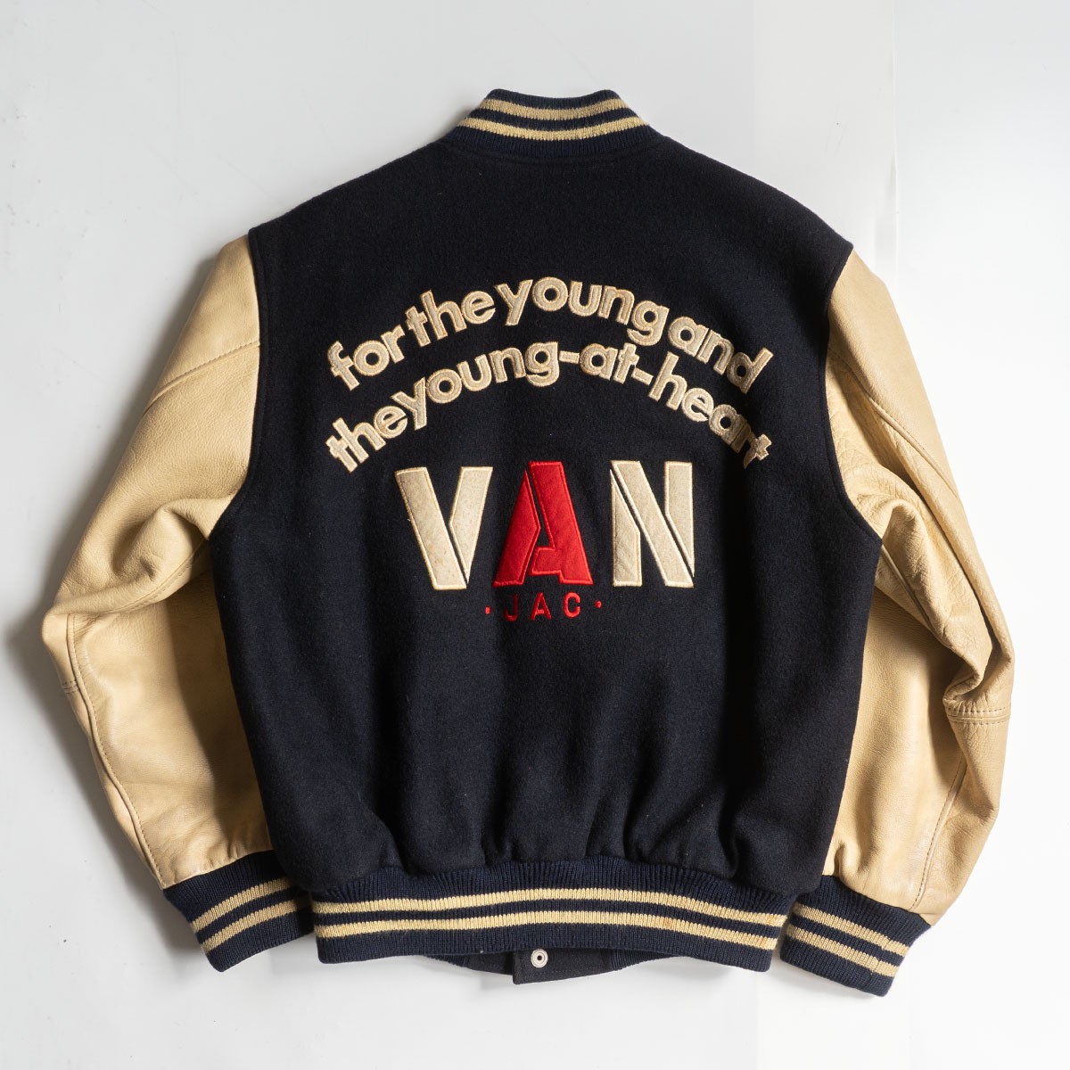 楽天市場】【美品】Kent in TRADITION×VAN JAC【袖レザー スタジャン