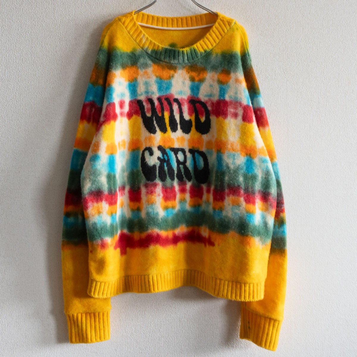 週末セール！！エルダーステイトマン　カシミアウールカーディガン The elder statesman(ジ エルダー ステイツマン) CASHMERE ISLAND PALM