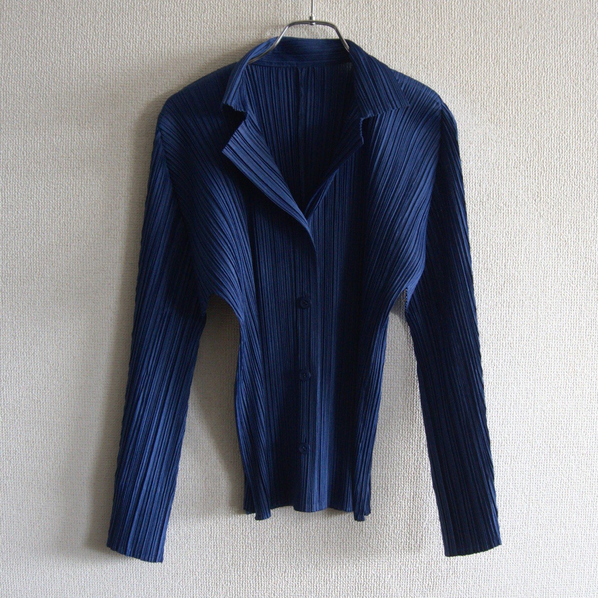 PLEATS PLEASE イッセイミヤケ デニム転写プリント シャツ PLEATS PLEASE デニム転写プリントプリーツパンツ&スカート