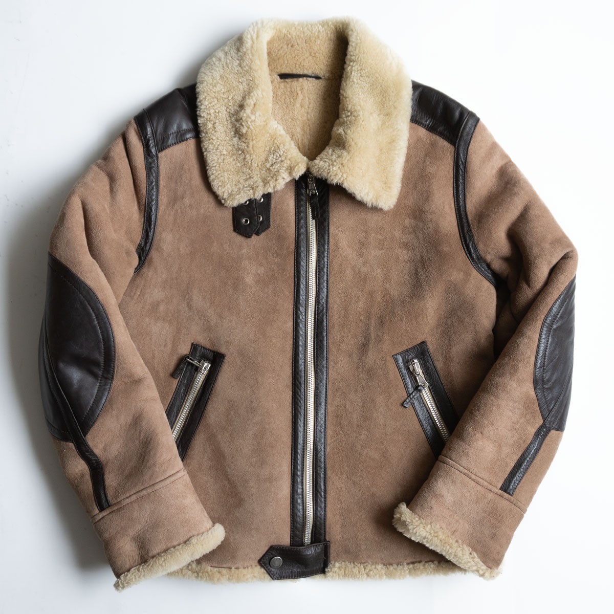 楽天市場】○CHEVIGNON 【シェビニオン】 ムートン使い牛革レザー