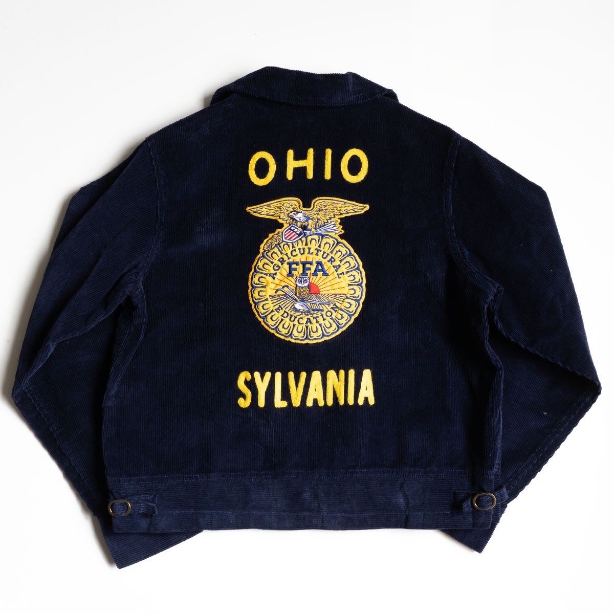 60s ~ 70s FFA ファーマーズ ジャケット ワーク ジャケット 34 60s FFA FUTURE FARMERS ILLINOIS チェーン刺繍&パッチ付き