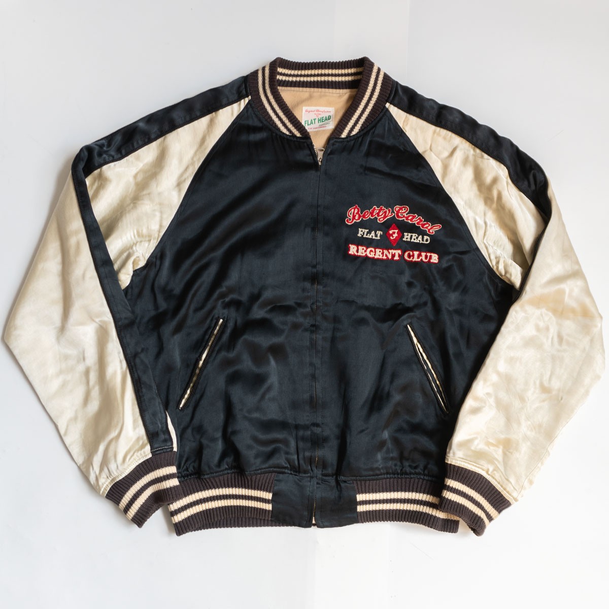 楽天市場】A.R.P. Japan Made 別珍 Sukajan W/Quilt Lined Black