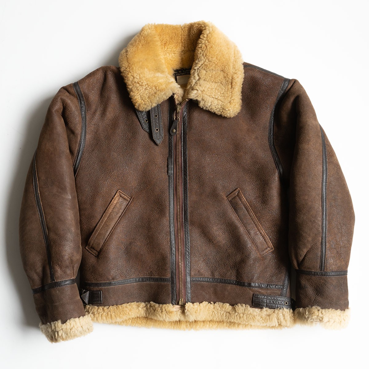 美品 RAF IRVIN タイプ ムートンボア フライトジャケット ボマー 美品