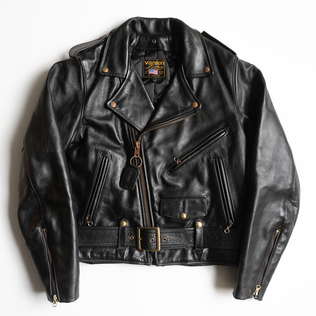 楽天市場】【美品】 VANSON 【C-2 ダブルライダース ジャケット