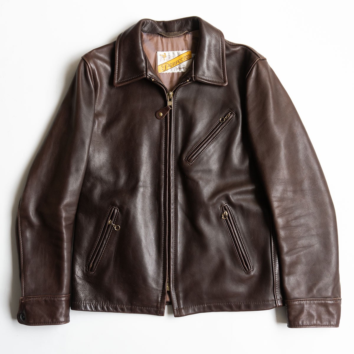 楽天市場】【美品/舶来堂別注モデル】SCHOTT【613RD/ワンスター ダブル