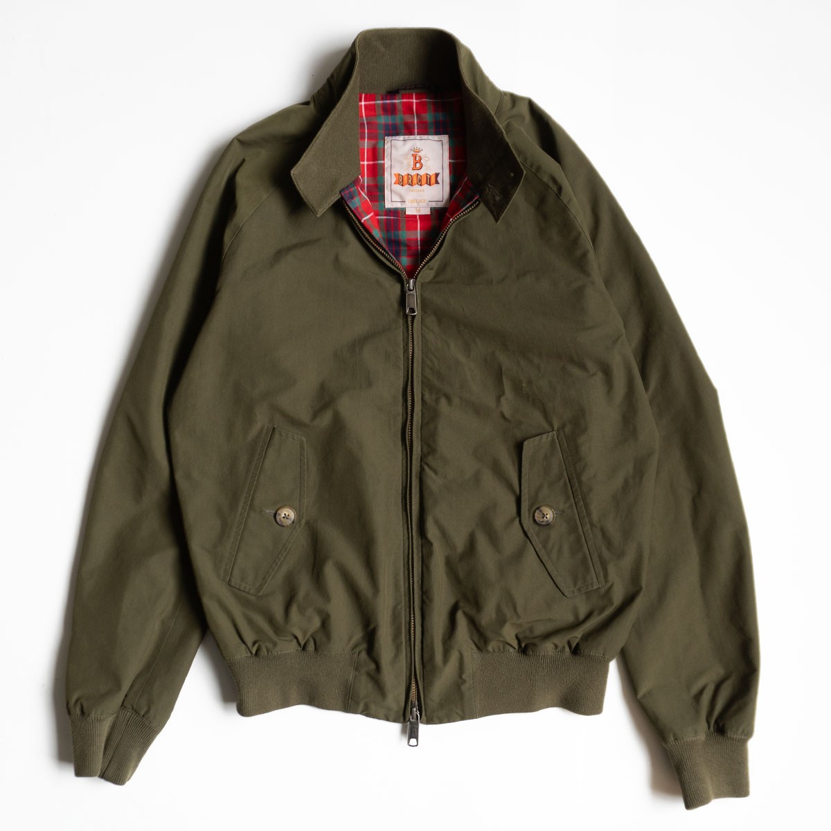 楽天市場】【定番】 BARACUTA 【G9 スウィングトップ ハリントン