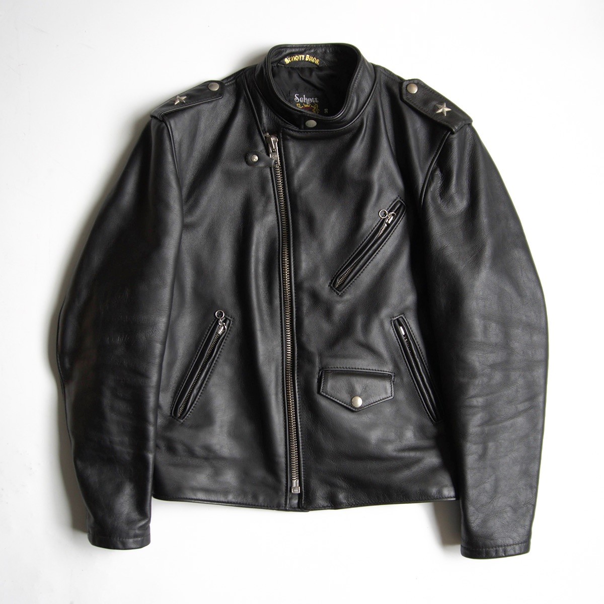 楽天市場】【美品/舶来堂別注モデル】SCHOTT【613RD/ワンスター ダブル