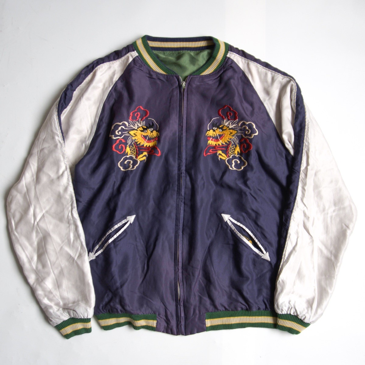 TAILOR東洋 スカジャン 別珍　リバーシブル　TT11383 楽天市場】【美品】TAILOR TOYO【TT11383/ 別珍 リバーシブル