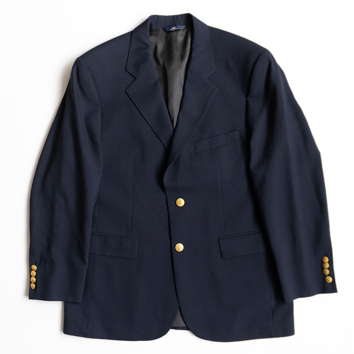 未使用級 ポールスチュアート 金ボタン 紺ブレ ブレザー スーパー120s 48 未使用級 ポールスチュアート 金ボタン 紺ブレ ブレザー スーパー120s 48