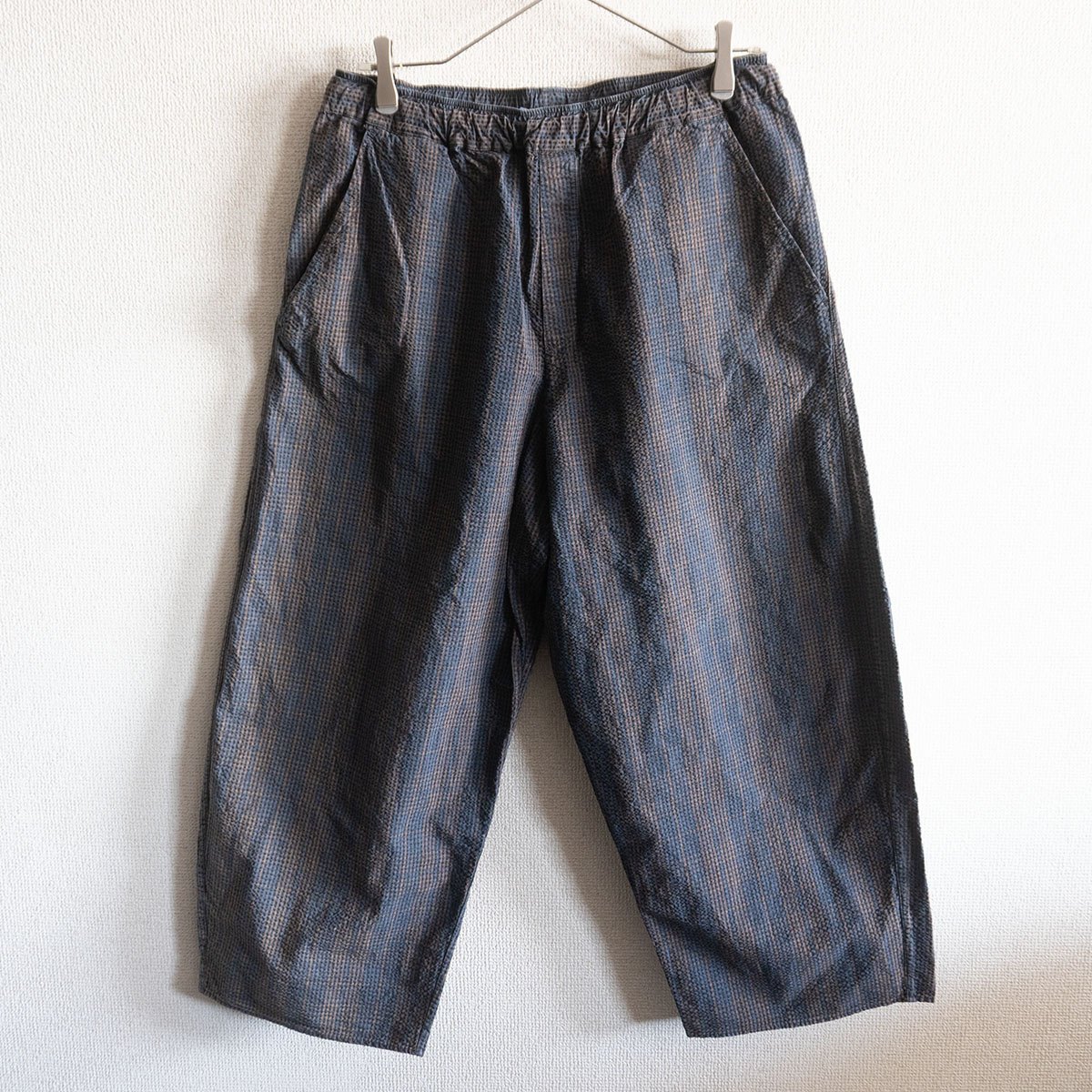【極美品】CRISTASEYA【STRIPED SEERSUCKER MOROCCAN PYJAMA PANTS】L クリスタセヤ パジャマ パンツ 25110081