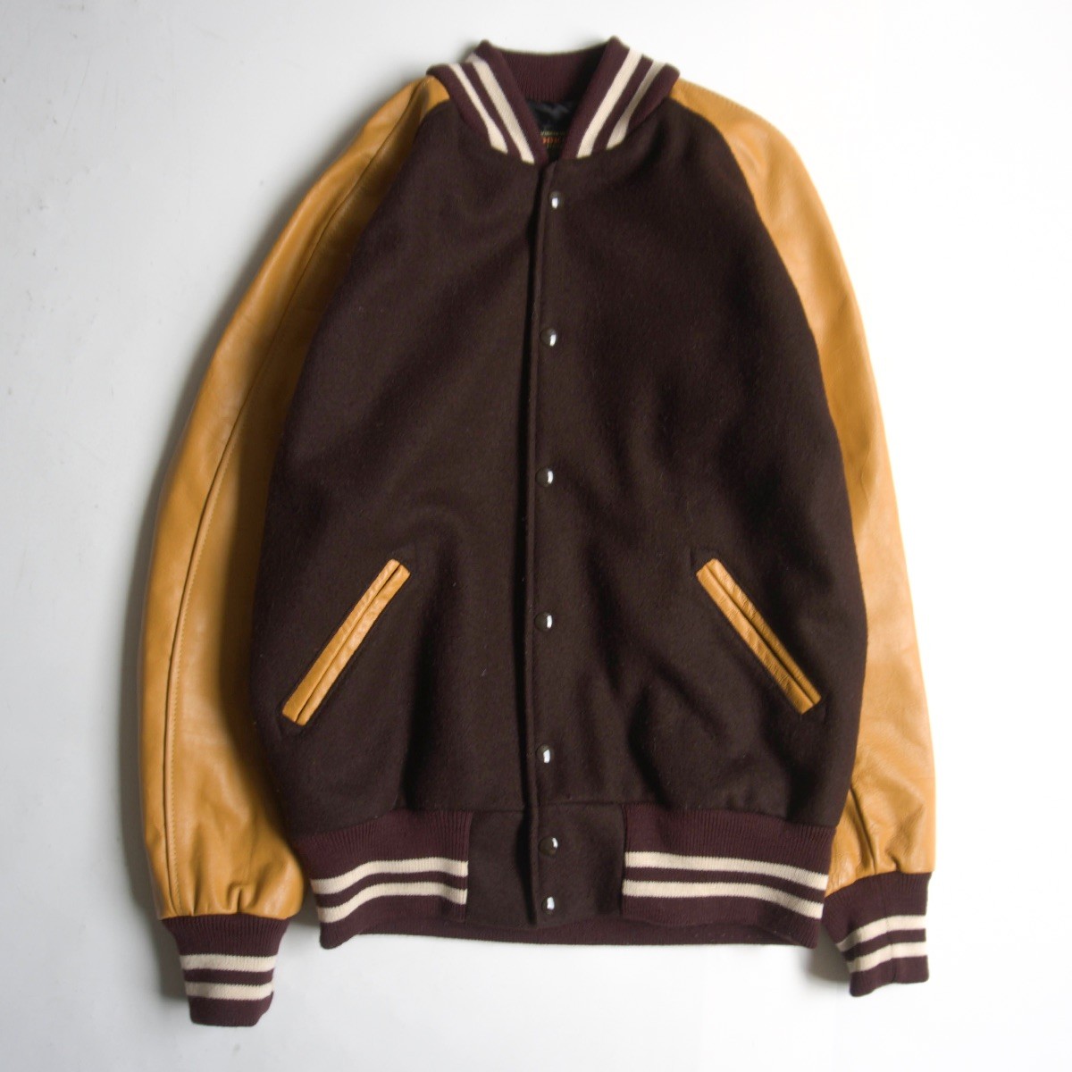 楽天市場】SKOOKUM スクーカム スタジャン メンズ - 赤系 × 黄系 14