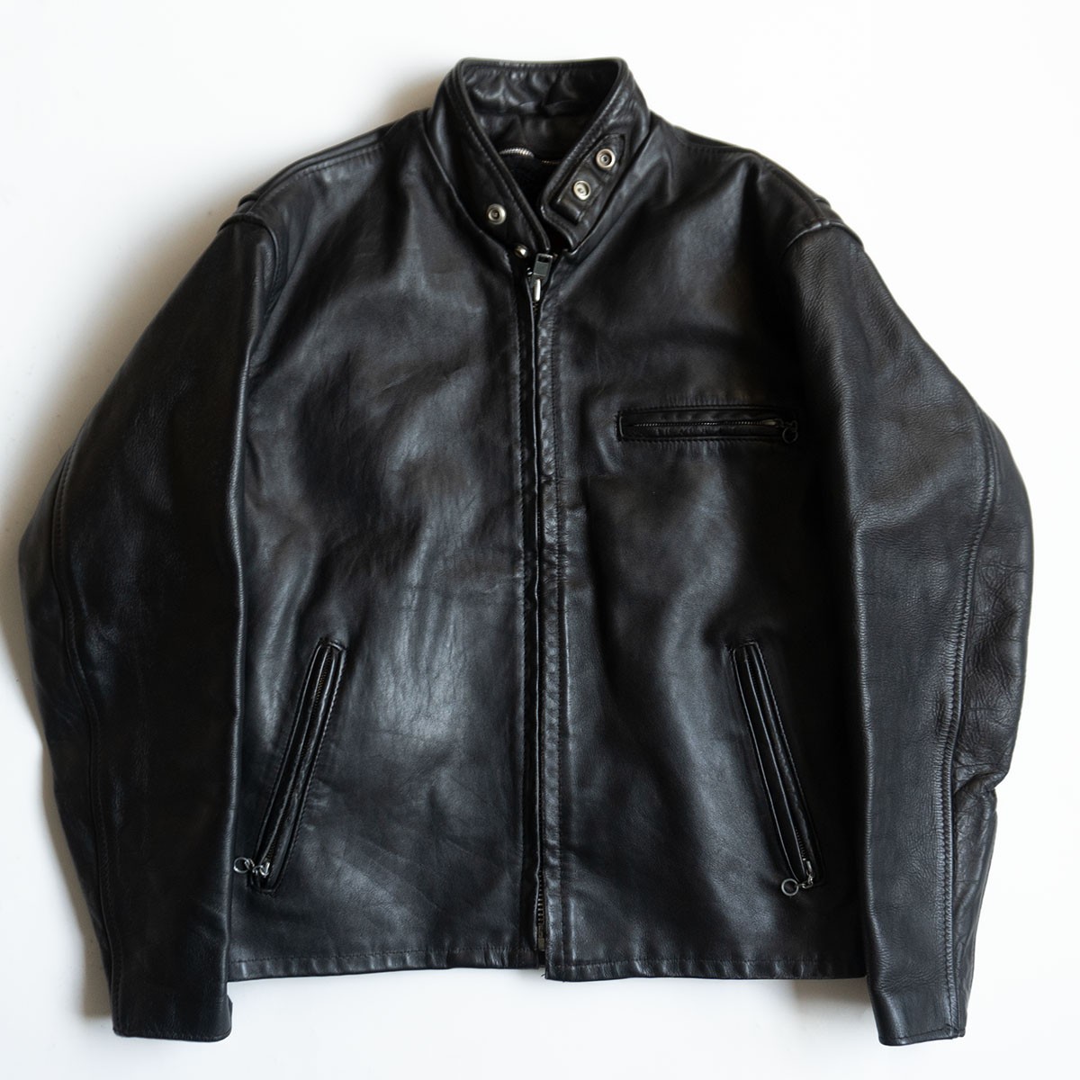 楽天市場】【美品】SCHOTT【641/シングルライダースジャケット】42