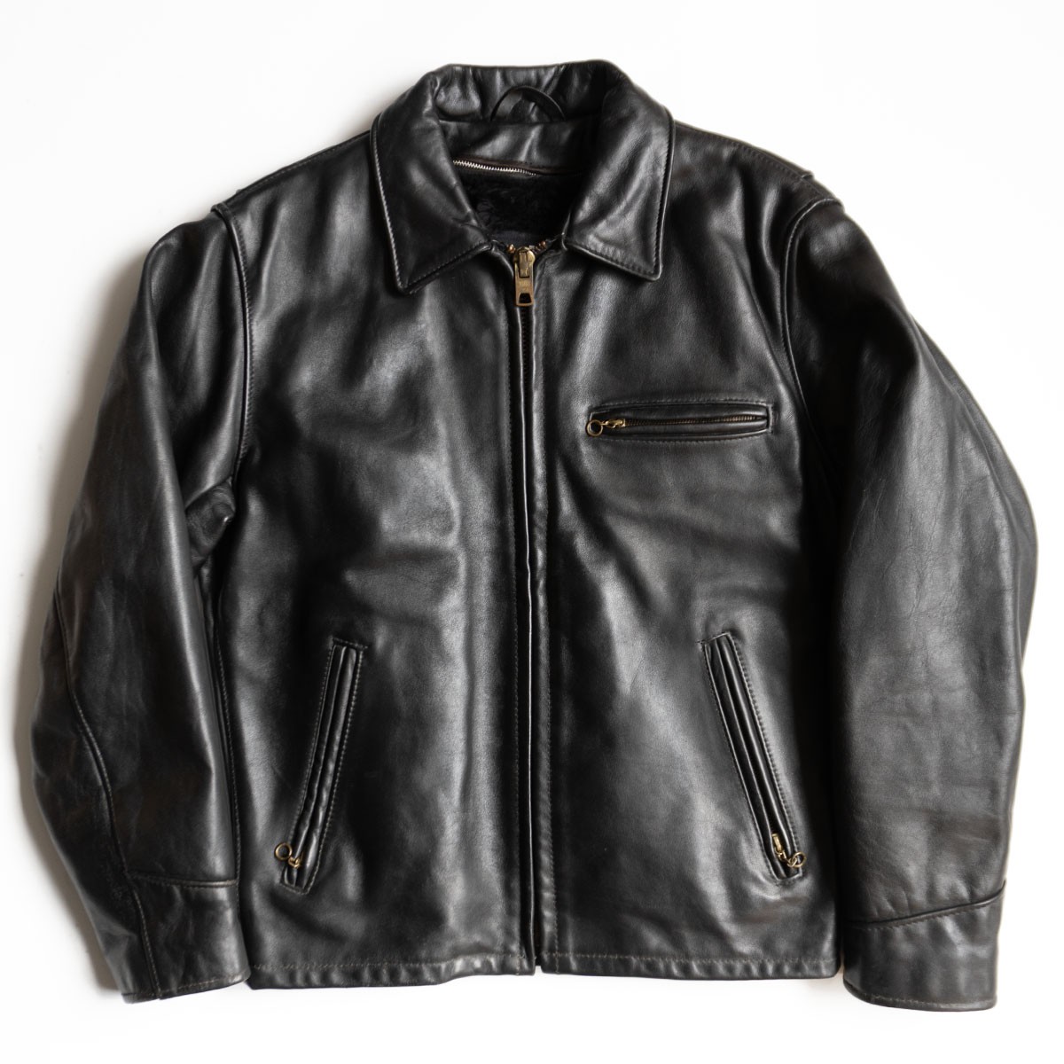 楽天市場】【美品】SCHOTT【641/シングルライダースジャケット】42