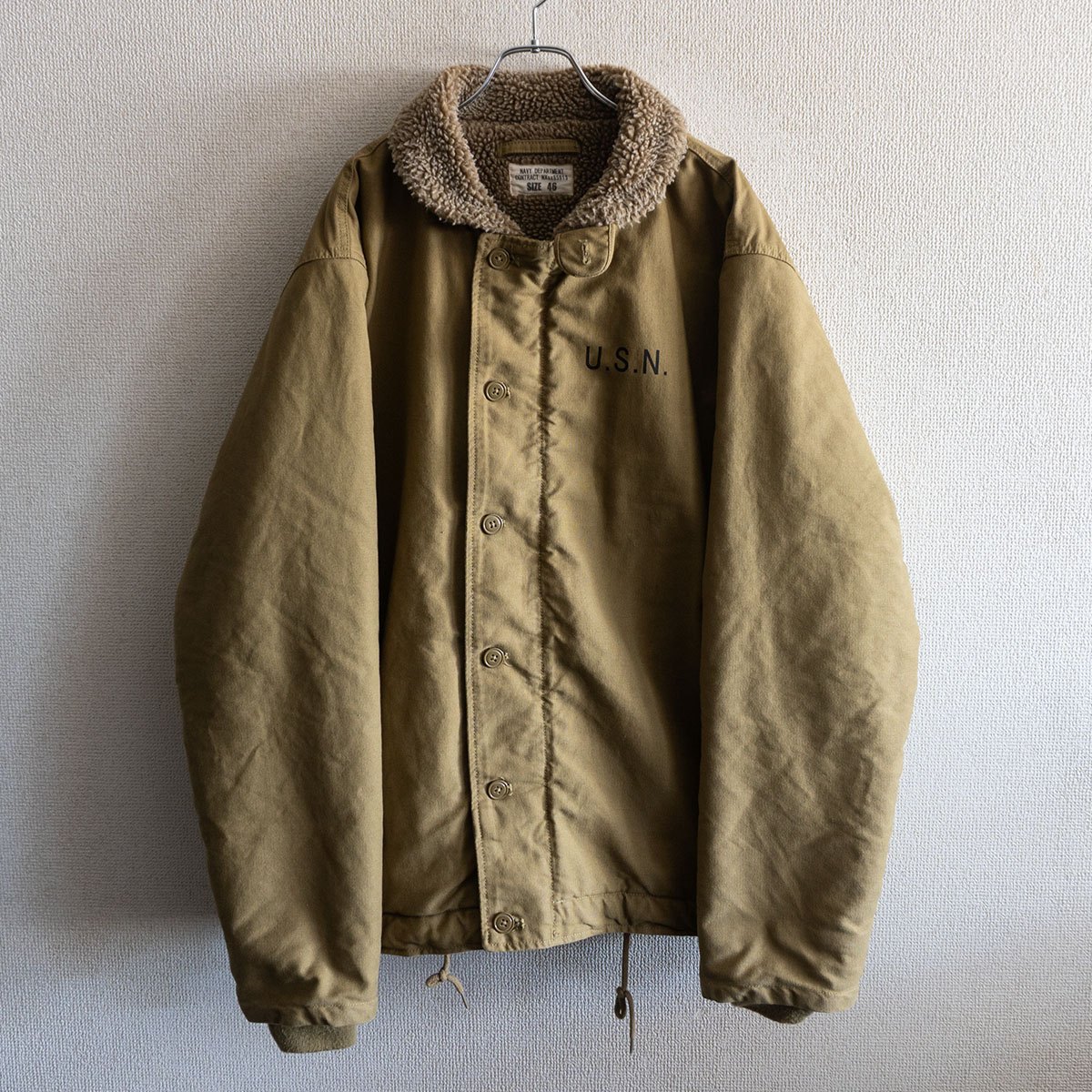 【ビッグ大きさ】 WAIPER 【NAVY DEPARTMENT 甲板上衣 22WP02】46 ワイパ 25110898